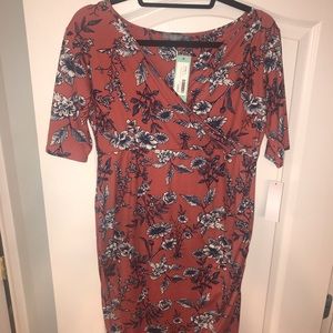 NWT Loveappella Abie Faux Wrap Knit - Maternity